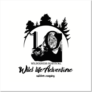 wild life adventure - camping outdoor Posters and Art